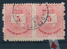 O 1874 5kr Pár, A KIR Alatt Vésésjavítás (ex Lovász) - Altri & Non Classificati