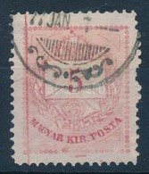 O 1874 5kr Bal Oldalon Végigfutó Lemeztöréssel (ex Lovász) - Altri & Non Classificati