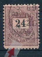 O 1888 Sztereo 24kr, A KIR Feliratnál Többszörös Lemezhibával - Sonstige & Ohne Zuordnung