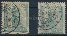 O 1900 Turul 2 X 3K Ritkább Vízjelállás - Other & Unclassified