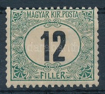 * 1905 Zöldportó 'A' 12f (8.000) (törés / Folded) - Sonstige & Ohne Zuordnung