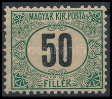 * 1905 Zöldportó A 50f (foghiba / Missing Perf) - Other & Unclassified