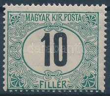 ** 1906 Zöldportó 10f 15-ös Fogazással (10.000) - Otros & Sin Clasificación