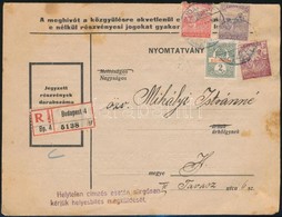1918 Ajánlott Nyomtatvány Sürgős Bélyeggel - Sonstige & Ohne Zuordnung