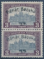 ** Bánát-Bácska 1919 Parlament 3K Pár Garancia Nélkül (**40.000) - Other & Unclassified