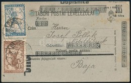 SHS 1920 Tábori Posta Levelezőlap 20 + 25 Para Bérmentesítéssel - Sonstige & Ohne Zuordnung