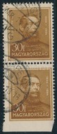 O 1932 Arcképek 30f Függőleges Pár, Alul Fogazatlan - Autres & Non Classés