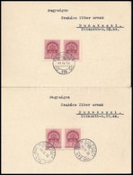 1941 2 Db Lap Acél Kiegészítő Bélyegzővel - Altri & Non Classificati