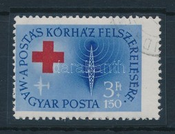 O 1957 Postáskórház 3 Ft Elfogazva - Otros & Sin Clasificación