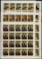 O 1968 Festmények (IV.) 2 Db Teljes ívsor (10.000) - Sonstige & Ohne Zuordnung