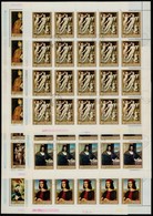 O 1968 Festmények (V.) 2 Db Teljes ívsor (10.000) - Sonstige & Ohne Zuordnung
