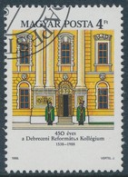 O 1988 450 éves A Debreceni Református Kollégium Bélyeg Törött 'u' Betűvel - Sonstige & Ohne Zuordnung