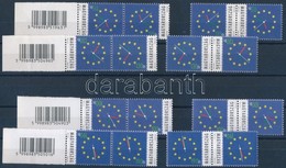 ** 2003-2004 Úton Az Európai Unióba I.-IV. 8 Klf Pár, Közte Vonalkódosak Is, Egyenes és Fordított Képállásúak (20.700) - Sonstige & Ohne Zuordnung