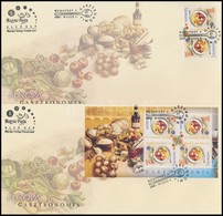 2005 Europa CEPT Fordított Pár és Blokk 2 Db FDC-n - Sonstige & Ohne Zuordnung