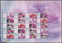 ** 2006 Üdvözlettel Bélyegem Virágok Teljes ív (13.000) - Other & Unclassified