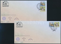 2007 Europa CEPT Cserkészmozgalom 2 Klf állású Pár és 1 Blokk 3 FDC-n - Other & Unclassified