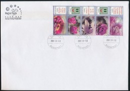 2008 Üdvözlettel Bélyegem IV. Virágok és Helló Bélyegem 2 Klf FDC - Other & Unclassified