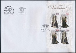 2016 Viselettörténet Blokk FDC-n - Other & Unclassified