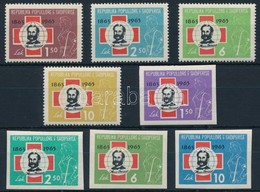 ** 1963 Vöröskereszt Fogazott és Vágott Sor Mi 717-720 + 721-724 - Other & Unclassified