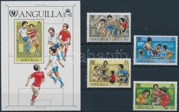 ** 1981 UNICEF Sor Mi 446-449 + Blokk 39 - Altri & Non Classificati