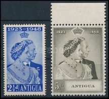 ** 1949 Ezüstlakodalom Sor,
Silver Wedding Set
Mi 92-93 - Other & Unclassified