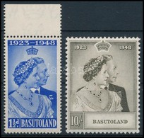 ** 1948 Ezüstlakodalom Sor,
Silver Wedding Set
Mi 39-40 - Other & Unclassified