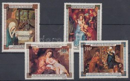 ** 1971 Karácsony, Festmények Sor Mi 463-467 - Autres & Non Classés