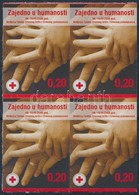 ** 2008 Vöröskereszt öntapadós Négyestömb Mi 22 B - Other & Unclassified