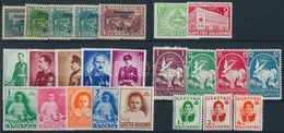 ** 1937-1939 1 önálló érték + 6 Klf Sor + 1 Blokk - Otros & Sin Clasificación