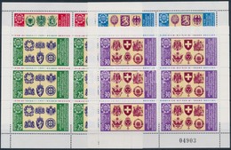 ** 1983 Konferencia: Címerek Kisívsor,
Conference: Coat Of Arms Minisheet Set
Mi 3174-3177 - Altri & Non Classificati