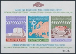 ** 1987 Konferencia Vágott Blokk,
Conference Imperforated Block
Mi 176 B - Other & Unclassified