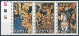 ** 1992 Karácsony ívszéli  Hármascsík Mi 1766-1768 - Other & Unclassified