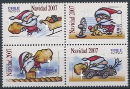 ** 2007 Karácsony Négyestömb Mi 2212-2215 - Other & Unclassified