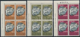 ** 1974 Europa CEPT: Szobrok Sor ívsarki Négyestömbökben,
Europe CEPT: Sculptures Set Corner Blocks Of 4
Mi 409-411 - Other & Unclassified