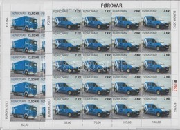 ** 2013 Europa CEPT Postai Járművek Kisívpár Mi 781-782 - Other & Unclassified