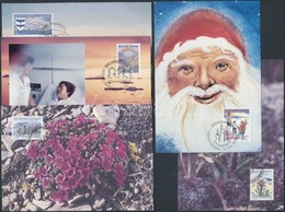 1992 Virágok, Karácsony + 2 Eseménybélyeg 6 CM-en Mi 223-226, 229 - Sonstige & Ohne Zuordnung