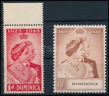 ** 1948 Ezüstlakodalom Sor,
Silver Wedding Set
Mi 110-111 - Other & Unclassified