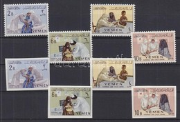 ** 1962 Gyermekjólét Fogazott + Vágott Sor Mi 237-240 - Otros & Sin Clasificación