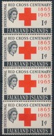 ** 1963 Nemzetközi Vöröskereszt Centenárium Négyescsík Mi 142 - Other & Unclassified