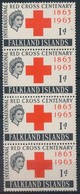 ** 1963 Nemzetközi Vöröskereszt Centenárium Négyescsík Mi 142 - Otros & Sin Clasificación
