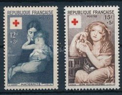 ** 1954 Vöröskereszt Sor Mi 1032-1033 - Autres & Non Classés