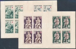 ** 1966-1967 Vöröskereszt Bélyegfüzetek Mi 1568-1569 + Mi  1607-1608 - Altri & Non Classificati