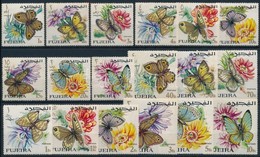 ** 1967 Forgalmi: Lepkék Sor,
Definitive: Butterfly Set
Mi 159-176 A - Otros & Sin Clasificación