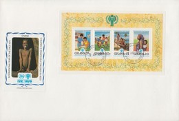 1980 Nemzetközi Gyermekév Sor + Blokk FDC - Sonstige & Ohne Zuordnung