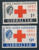 ** 1963 100 éves A Nemzetközi Vöröskereszt Mi 164-165 - Otros & Sin Clasificación