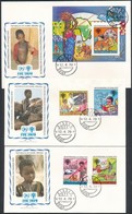 1979 Nemzetközi Gyermekév Sor Mi 529 A-532 A + Blokk Mi 147 A 3 Db FDC-n - Sonstige & Ohne Zuordnung