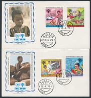 1979 Nemzetközi Gyermekév Sor Mi 529-532 A 2 FDC - Autres & Non Classés