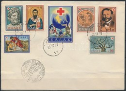 1959 Nemzetközi Vöröskereszt Kongresszus Sor Mi 714-720 FDC-n - Andere & Zonder Classificatie