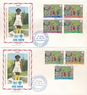 1979 Nemzetközi Gyermekév Sor Mi 1348-1354 2 Db FDC-n - Sonstige & Ohne Zuordnung