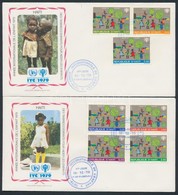 1979 Nemzetközi Gyermekév Sor Mi 1348-1354 2 FDC - Other & Unclassified